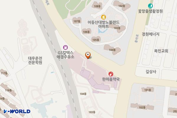 광주 하남성심병원 위치 지도 — 전남광주통합특별시 광산구 용아로 259