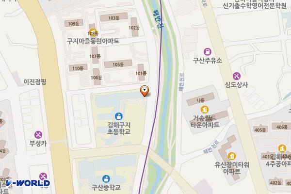 김해 구지초등학교 위치 지도 — 경상남도 김해시 구산로5번길 45