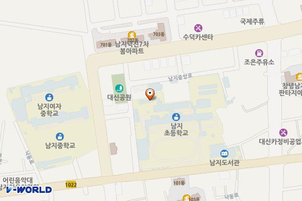 창녕 남지초등학교 위치 지도 — 경상남도 창녕군 남지읍 낙동로 429