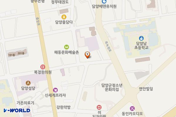담양읍교회옆 공영주차장 위치 지도 — 전남광주통합특별시 담양군 담양읍 지침리 108
