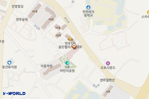 논산 연무요양병원 위치 지도 — 충청남도 논산시 연무읍 동안로888번길 5