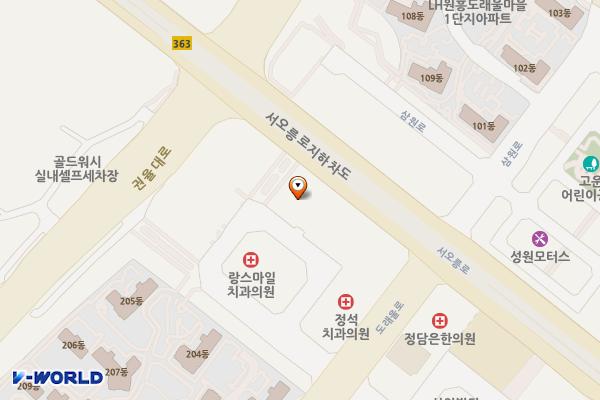 원흥 베네하임3차오피스텔 위치 지도 — 경기도 고양시 덕양구 의장로 146