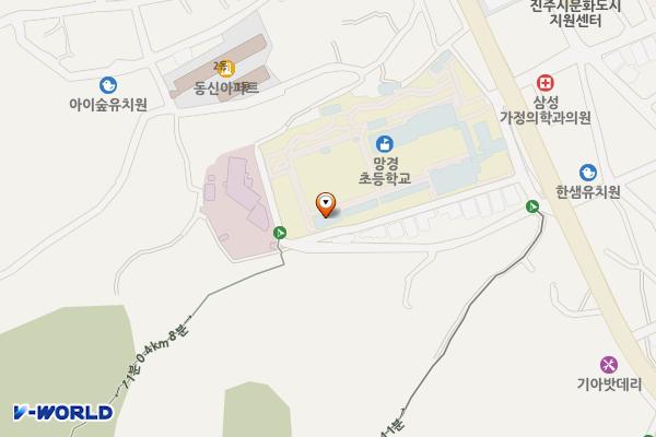 진주 망경초등학교 위치 지도 — 경상남도 진주시 천수로 175
