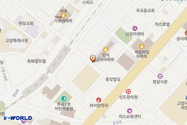고양 주교동베네하임 급속충전소 위치 지도 — 경기도 고양시 덕양구 호국로789번길 18