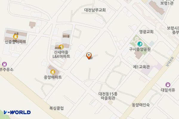 대천 51통 공영주차장 위치 지도 — 충청남도 보령시 구시5길 65