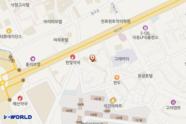 수원 금반석건설 급속충전소 위치 지도 — 경기도 수원시 팔달구 갓매산로25번길 60-9