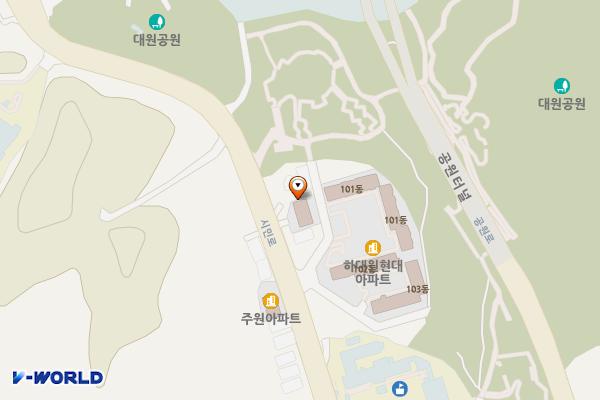 성남 대원공원 급속50 (조달청) 위치 지도 — 경기도 성남시 중원구 시민로28번길 9