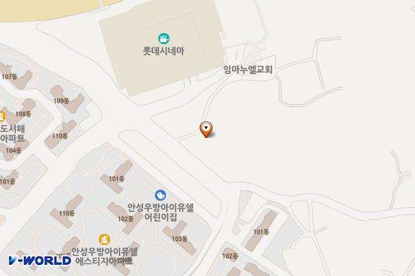안성 공도 에스엠스틸건설부문 급속 위치 지도 — 경기도 안성시 공도읍 양기길 44-22