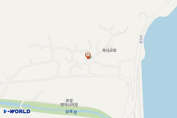 옥서1리 마을주차장 위치 지도 — 충청남도 보령시 남포면 월촌샛길 5