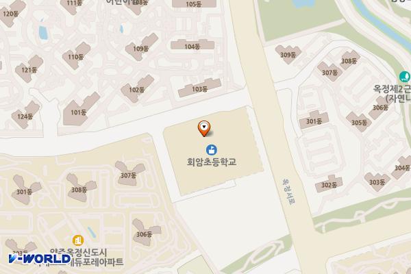 회암초등학교 완속충전소 위치 지도 — 경기도 양주시 옥정서로5길 27-3 (옥정동, 회암초등학교)
