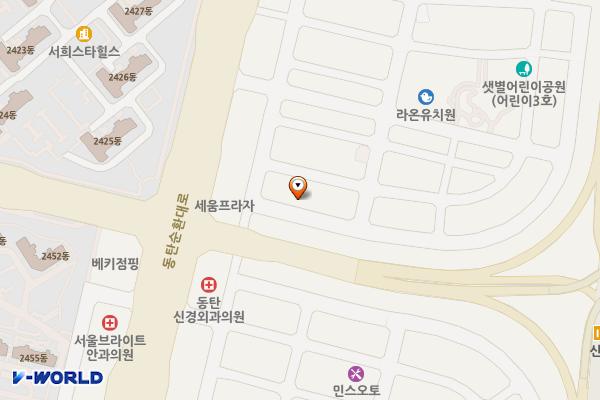 동탄 블랑파크주차장3(경기주택공사)(조달)N 위치 지도 — 경기도 화성시 동탄구 동탄순환대로16가길 11