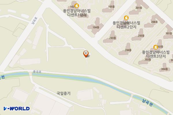 용인 경남아너스빌 디센트 급속 위치 지도 — 경기도 용인시 처인구 양지면 남곡로 53