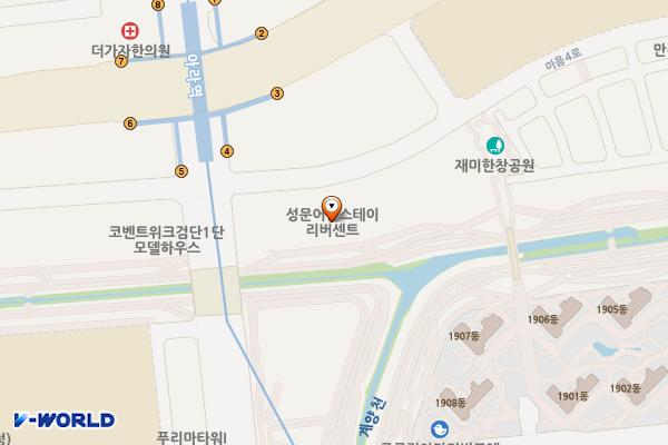성문종합건설 신축현장 급속충전소 위치 지도 — 인천광역시 검단구 이음4로 42