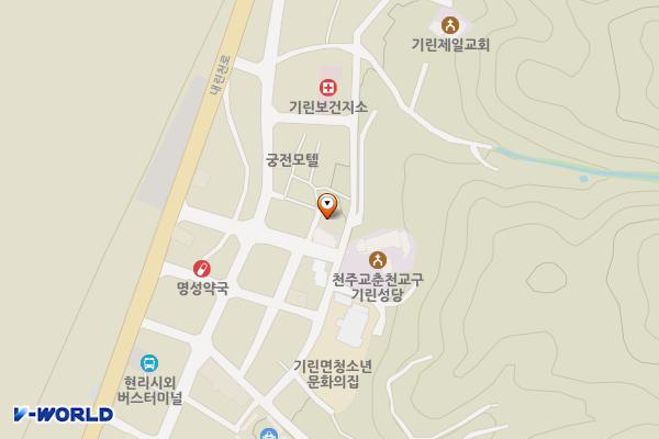 인제 기린내린어울림 위치 지도 — 강원특별자치도 인제군 기린면 기린로 48-9