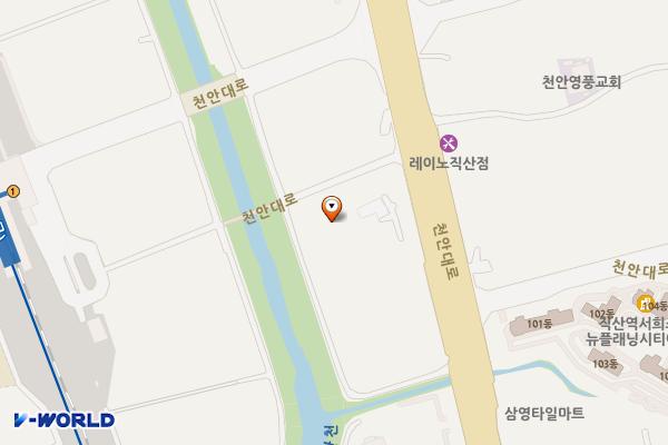 직산 골프존파크 위치 지도 — 충청남도 천안시 서북구 직산읍 천안대로 1461-11 (삼은리)