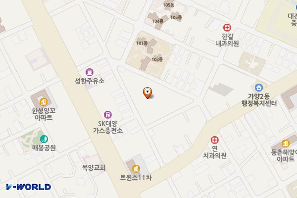 동대전시립도서관 위치 지도 — 대전광역시 동구 동서대로1748번길 24-2