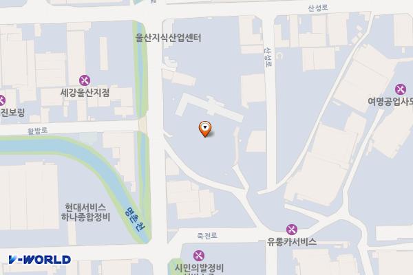 울산효문초등학교 위치 지도 — 울산광역시 북구 효문동 767