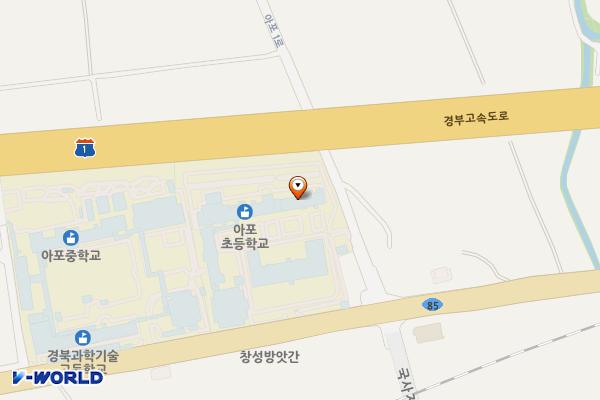 아포초등학교 위치 지도 — 경상북도 김천시 아포읍 아포대로 1067