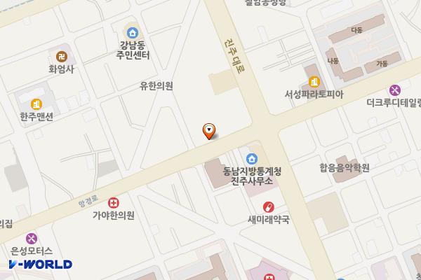 경남 제일부동산 위치 지도 — 경상남도 진주시 망경로305번길 8