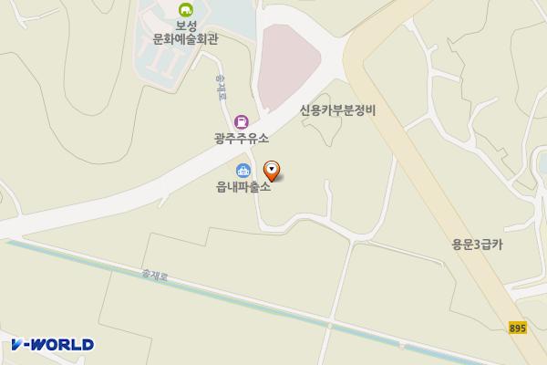 시온자동차정비공업사 위치 지도 — 전남광주통합특별시 보성군 보성읍 송재로 282