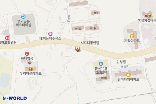전남 보성 벌교복합문화센터 위치 지도 — 전남광주통합특별시 보성군 벌교읍 신정길 56