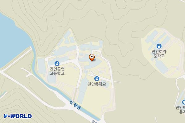 전북 진안중학교 위치 지도 — 전북특별자치도 진안군 진안읍 상역로 86