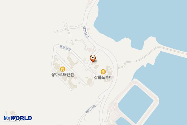 꿈길속에펜션 위치 지도 — 인천광역시 강화군 화도면 해안남로 1374-5