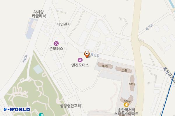 더 솔리드 위치 지도 — 경기도 평택시 목천로 65-35