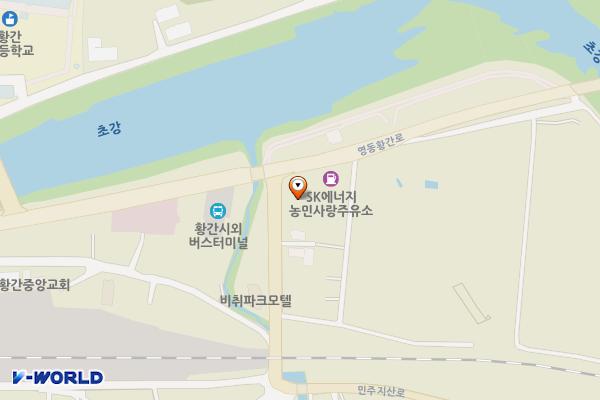 주식회사삼영 위치 지도 — 충청북도 영동군 황간면 영동황간로 1720