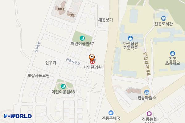 나성빌 위치 지도 — 경상남도 창원시 마산합포구 진동면 진동사동로 6
