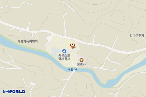 유메모리 위치 지도 — 강원특별자치도 강릉시 성산면 보현길 125