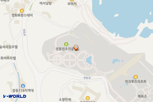 승화썬크루즈 위치 지도 — 강원특별자치도 강릉시 강동면 헌화로 950-39