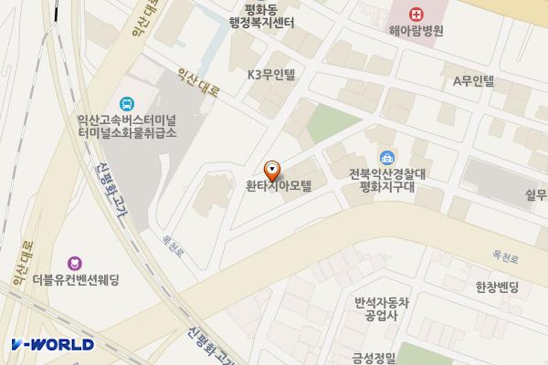 환타지아 위치 지도 — 전북특별자치도 익산시 목천로1길 12-6