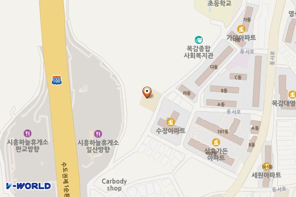 경기시흥 목감아트하우스27 위치 지도 — 경기도 시흥시 목감초등길 27