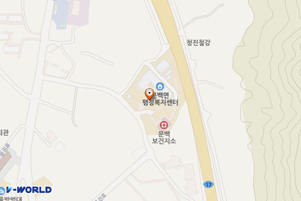 문백면행정복지센터 위치 지도 — 충청북도 진천군 문백면 옥성1길 21