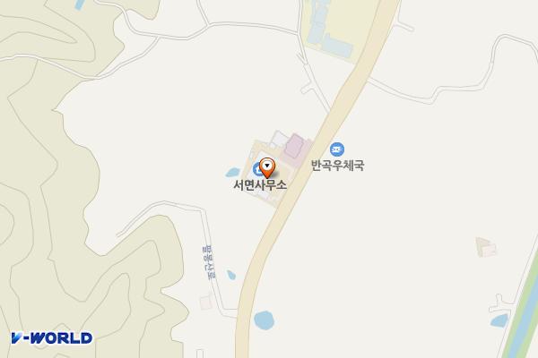 서면사무소 위치 지도 — 강원특별자치도 홍천군 서면 팔봉산로 617