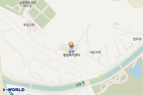 경남양산 동면행정복지센터 위치 지도 — 경상남도 양산시 동면 내송로 37