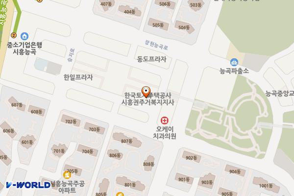 능곡동주민센터 위치 지도 — 경기도 시흥시 승지로60번길 28(능곡동)