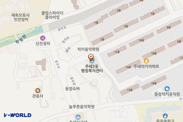 주례3동주민센터 위치 지도 — 부산광역시 사상구 냉정로 10
