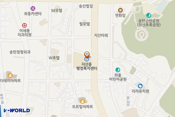경기평택 지산동주민센터 위치 지도 — 경기도 평택시 송탄로 379