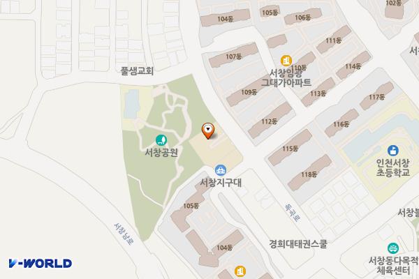 장수서창동주민센터 위치 지도 — 인천광역시 남동구 독곡로 28