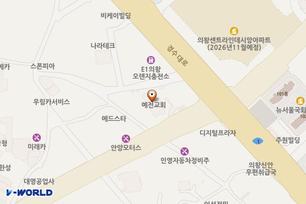 경수대로391번길 노상주차장 위치 지도 — 경기도 의왕시 경수대로391번길 7