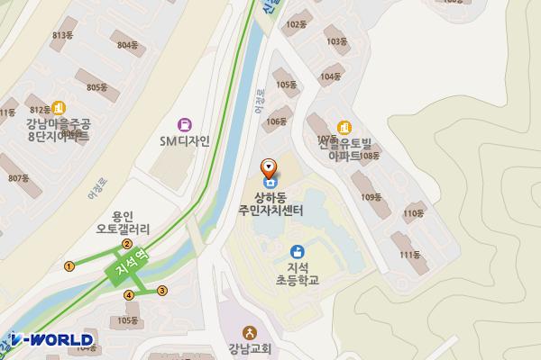 경기용인 상하동행정복지센터 위치 지도 — 경기도 용인시 기흥구 어정로 62-23