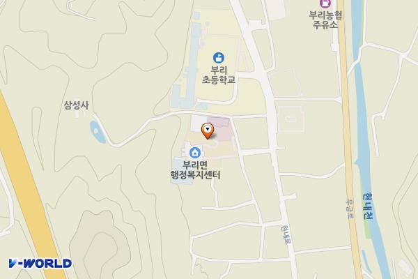 부리면주민자치센터 위치 지도 — 충청남도 금산군 부리면 현내1길 37