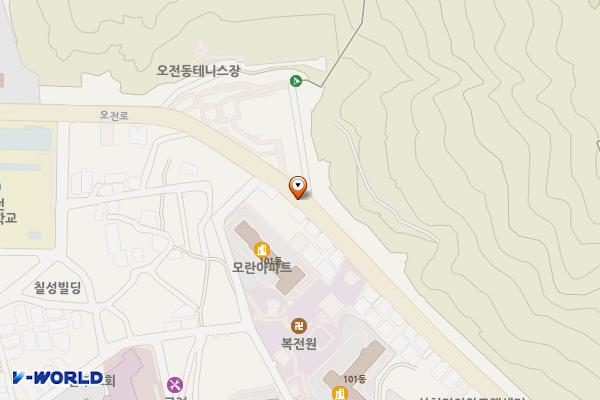 오전로 노상주차장 위치 지도 — 경기도 의왕시 오전동 862