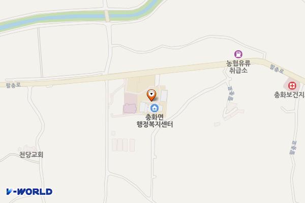 부여충화면사무소 위치 지도 — 충청남도 부여군 충화면 팔충로 770