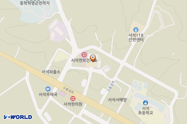 서석면사무소 위치 지도 — 강원특별자치도 홍천군 서석면 풍암길 10
