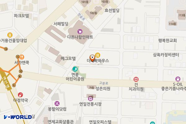 연산4동주민센터 위치 지도 — 부산광역시 연제구 쌍미천로151번길 42
