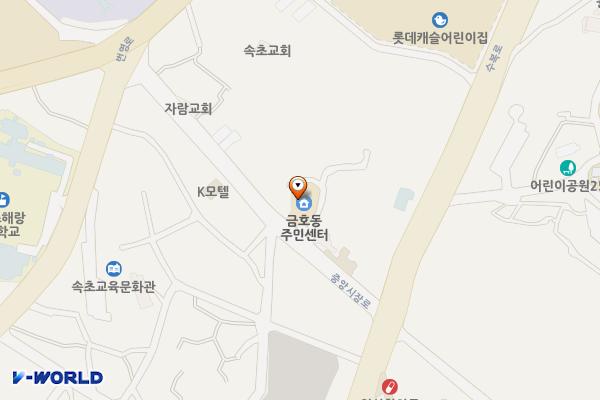 금호동주민센터 위치 지도 — 경상북도 경주시 경감로 593
