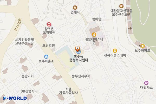 보수동행정복지센터 위치 지도 — 부산광역시 중구 보수대로140번길 61
